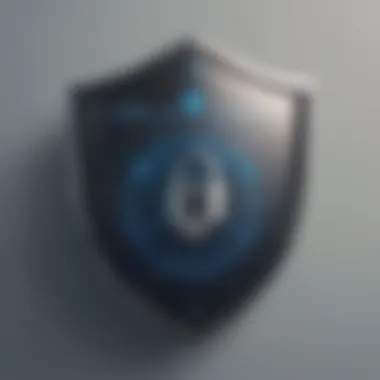 Shield with lock icon