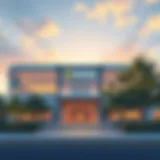 Exterior view of Norton Security headquarters showcasing modern architecture