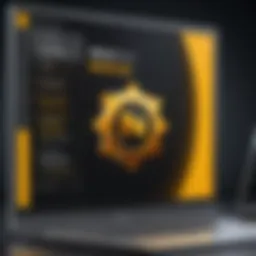 Norton antivirus interface showcasing virus removal feature