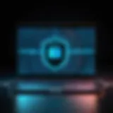 Abstract digital illustration of VPN encryption