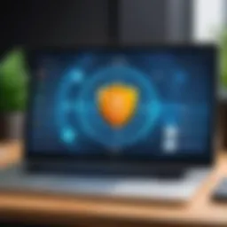 Visual representation of VPN technology