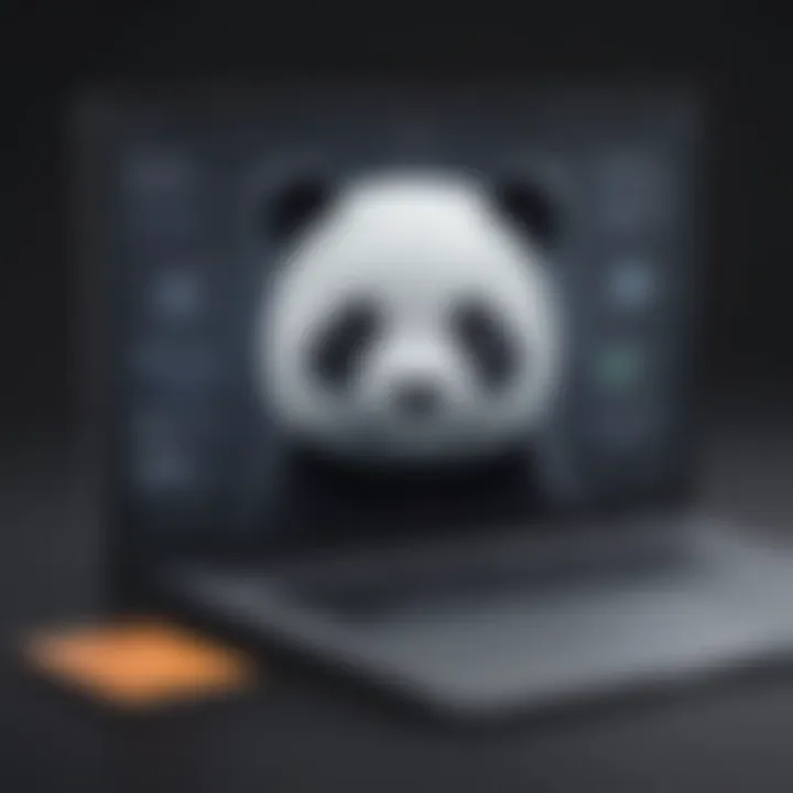 Illustration highlighting Panda Security's User-Friendly Interface