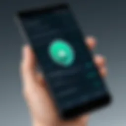 Secure password management interface on Android