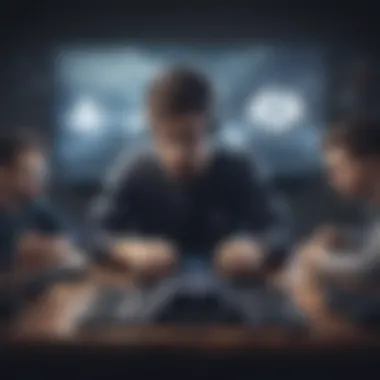 Connecting with Fellow Gamers Engaging with PlayStation community illustration