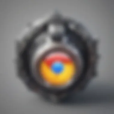Privacy Shielding Mechanisms Illustration depicting privacy protection features of browser blocker extensions