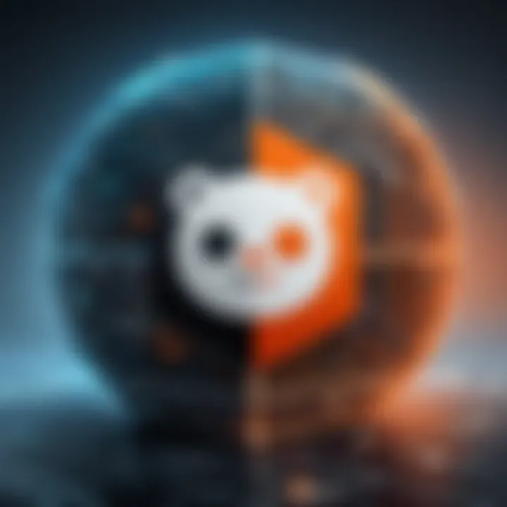 Reddit logo featuring discussions on IPVanish