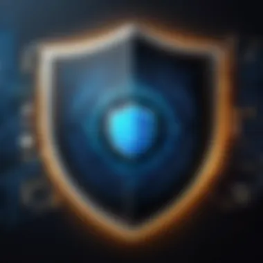 Cybersecurity Shield A cybersecurity shield symbolizing protection against hacks