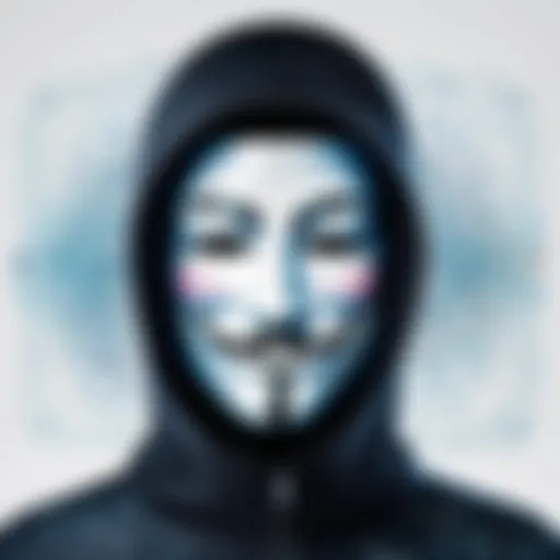 Abstract illustration of anonymous communication