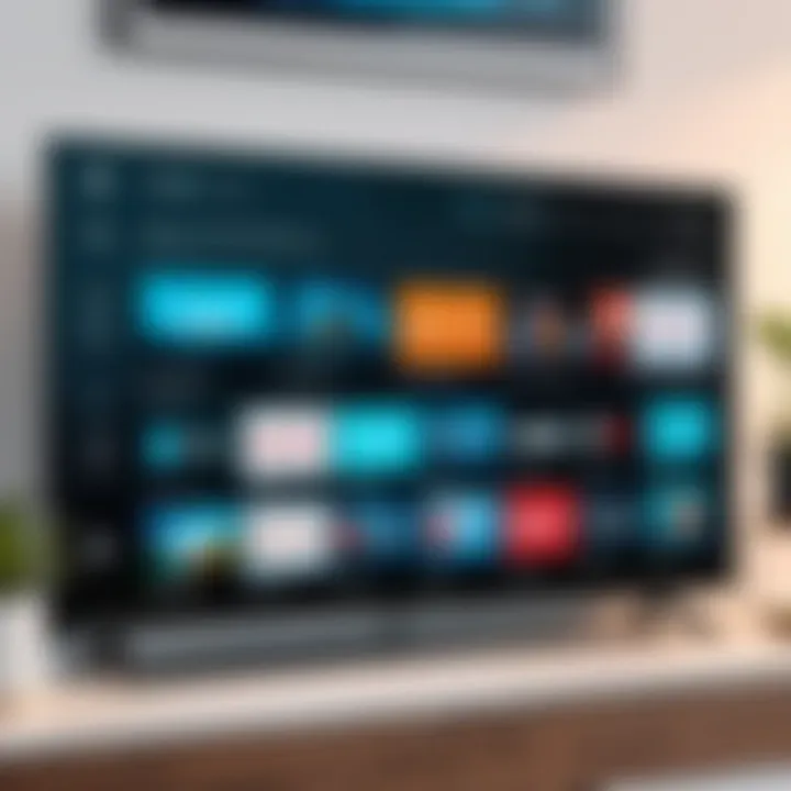 Smart TV displaying Prime Video interface