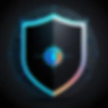 Privacy Shield Protection Illustration of shield protecting Omegle user with proxy