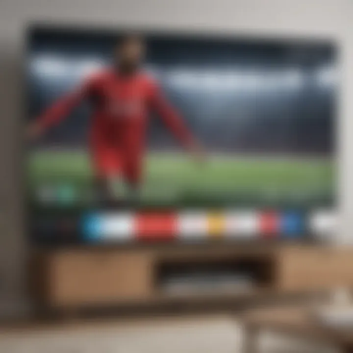 Smart TV with Premier League App