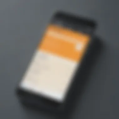 Smartphone displaying Amazon app interface