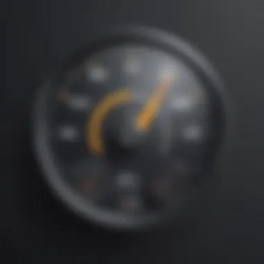 Speedometer: Symbolizing the need for fast VPN connections