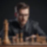 Strategic Mastermind with Chessboard