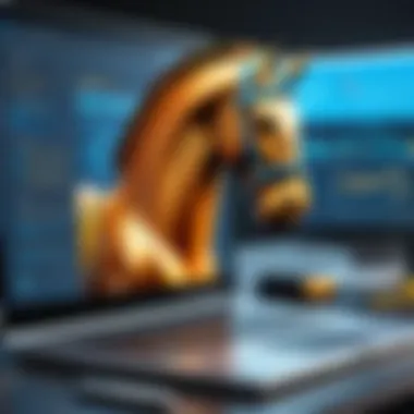 Tools for Removing Trojan Horse Malware Illustration depicting effective tools for Trojan horse removal
