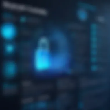 Strengthening Cybersecurity Through Cleaning Graphic showing layers of cybersecurity measures