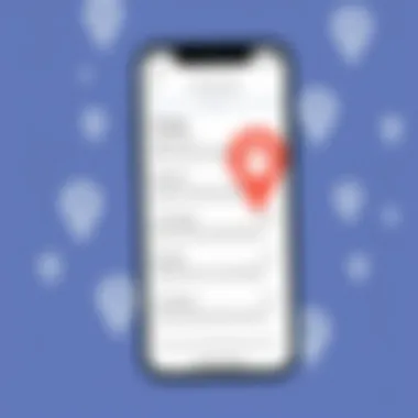 Privacy settings on a mobile device