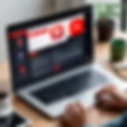 User navigating YouTube settings to disable ads