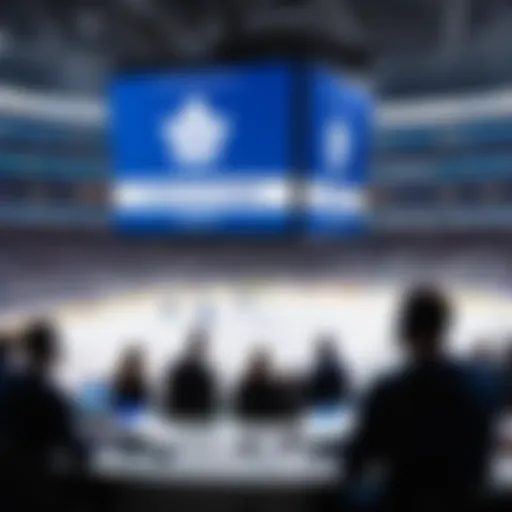 Live streaming experience of a hockey game