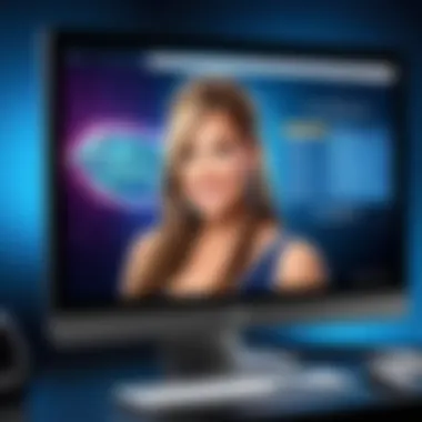 Illustration of tech-savvy viewer accessing American Idol content digitally