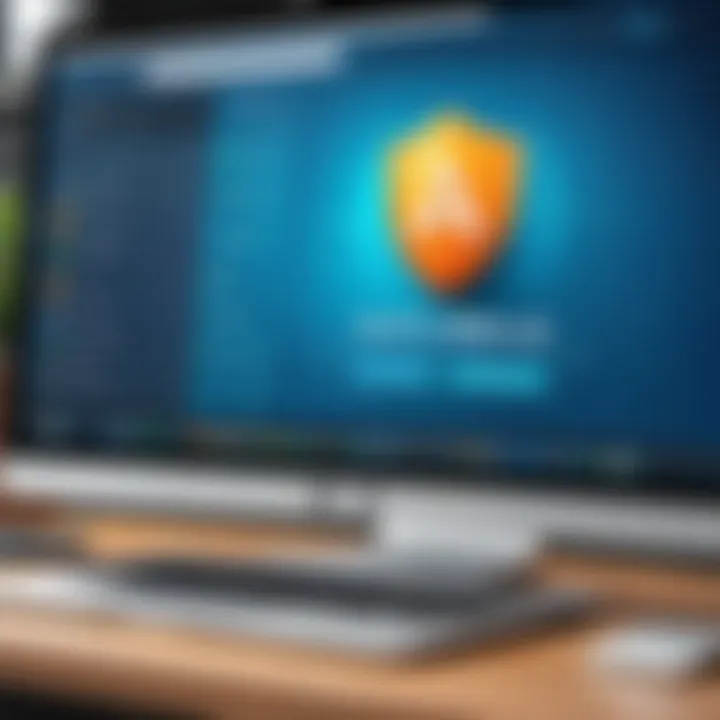 User interface of a top antivirus for macOS