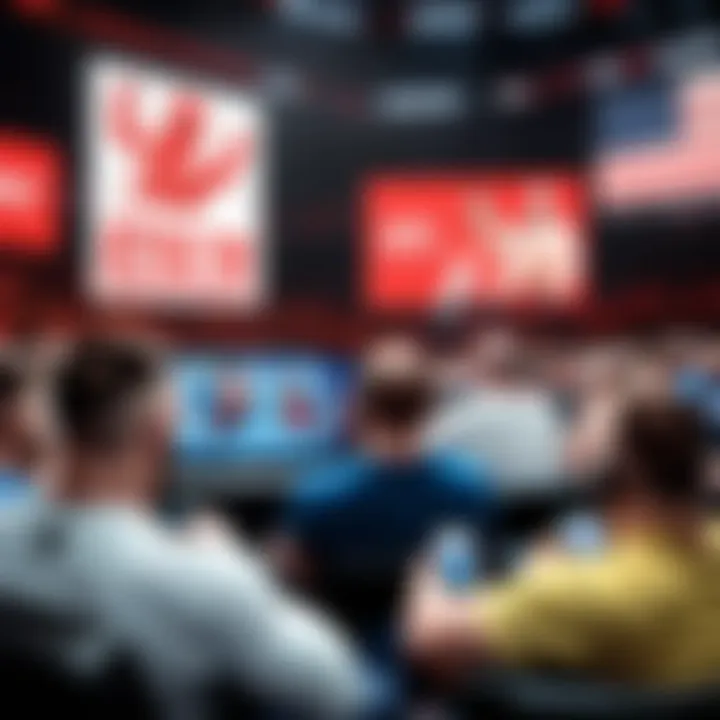 UFC fans enjoying a fight night with multiple devices
