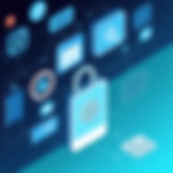 User Privacy in Ad Blockers Illustration showcasing user privacy features