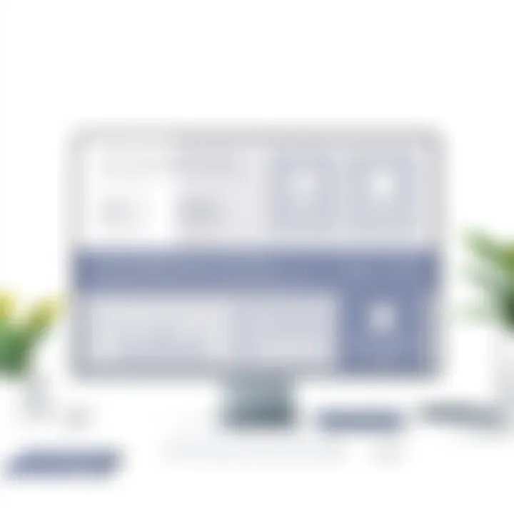 An elegant website layout showcasing modern design principles.