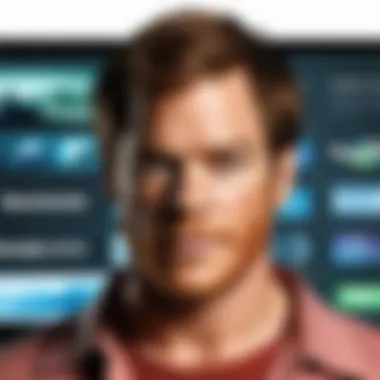 A still from Dexter illustrating the series' evolution and significant moments throughout its run.