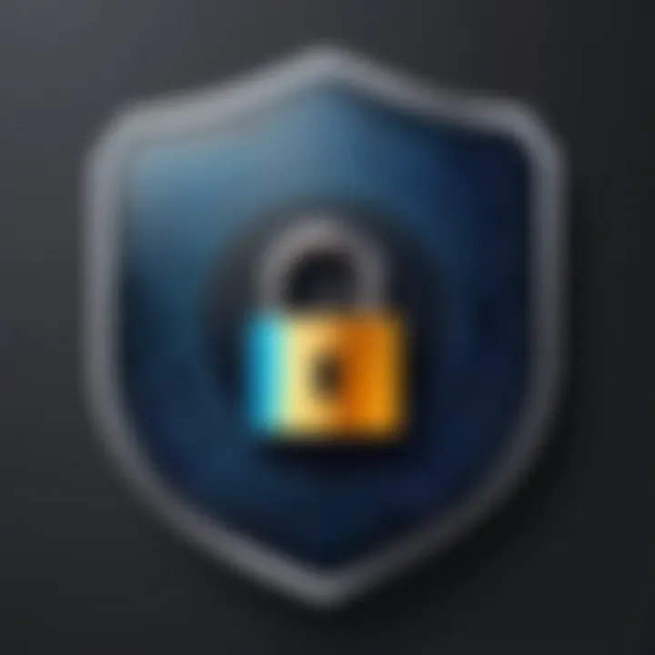 Lock icon representing data protection