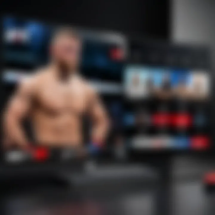 Smart TV apps for streaming UFC fights