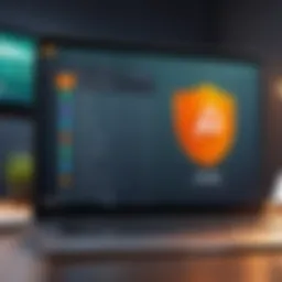Avast Antivirus user interface displaying security features