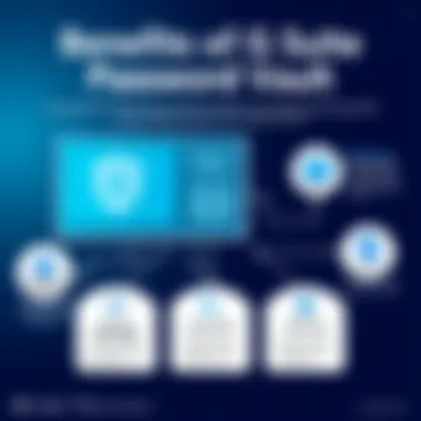 Infographic depicting benefits of G Suite Password Vault