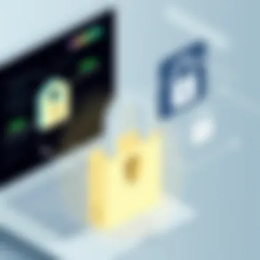 Visual representation of cybersecurity strategies