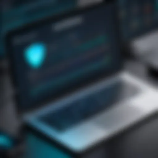 Visual representation of VPN encryption