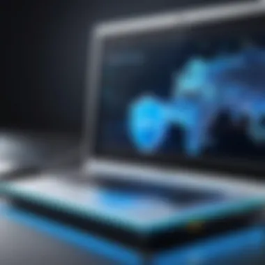 Strengthening Online Security with VPNs Enhanced online security concept