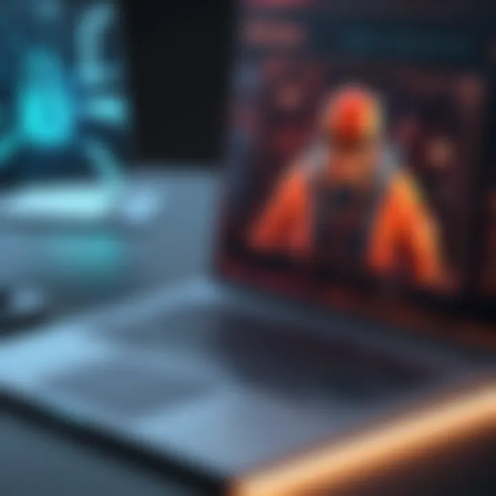Graphical representation of malware impact on industries