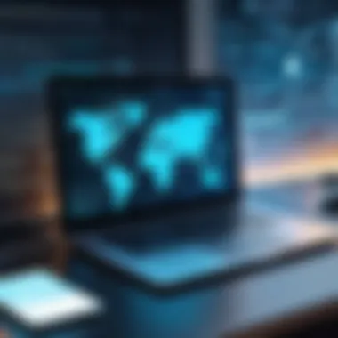Awareness in Cybersecurity Illustration of awareness and education in cybersecurity