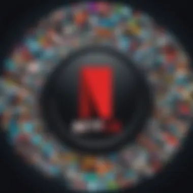 Graphic representation of Netflix's content library access through VPNs