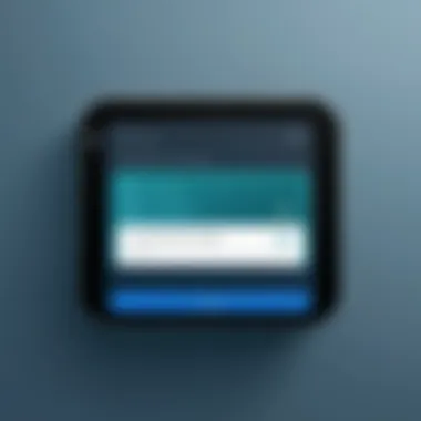 User Interface of Password Manager User interface of a password manager application