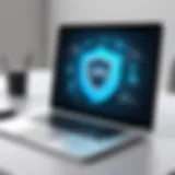 Visual representation of VPN technology