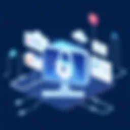 Illustration of a proxy server functionality