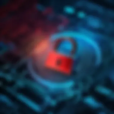 Encryption Process in Ransomware Attacks Visual representation of ransomware encryption