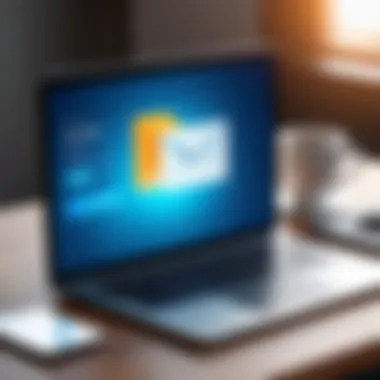 Regaining Account Access with Recovery Emails Visual representation of account access recovery