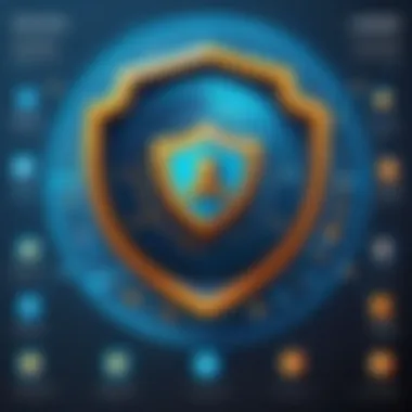Infographic showcasing challenges in the antivirus domain