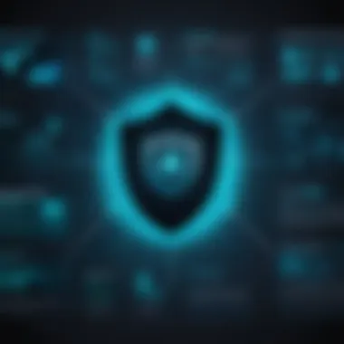 Essential Security Tools for Dark Web Access Illustration of security tools for accessing the dark web