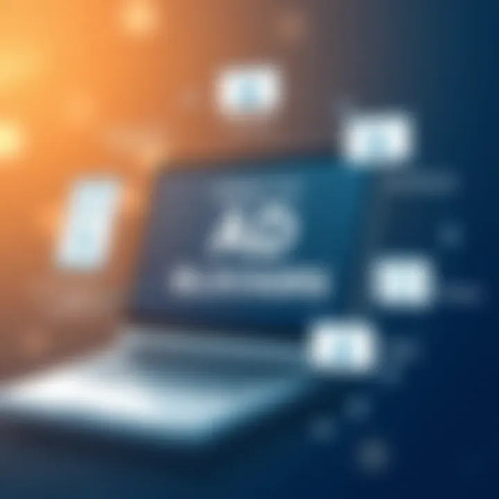 Impact of Ad Blockers on Advertising Diagram illustrating the impact of ad blockers on online advertising