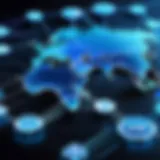 Visual representation of VPN technology connecting various networks