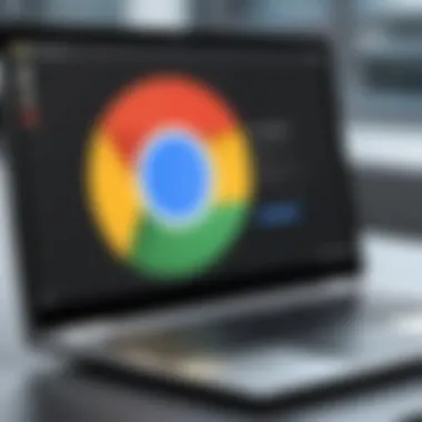 Interface design of Chrome OS showcasing user experience