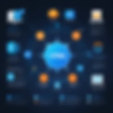 Benefits and Applications of VPNs Visual depicting the benefits and applications of VPNs in different scenarios